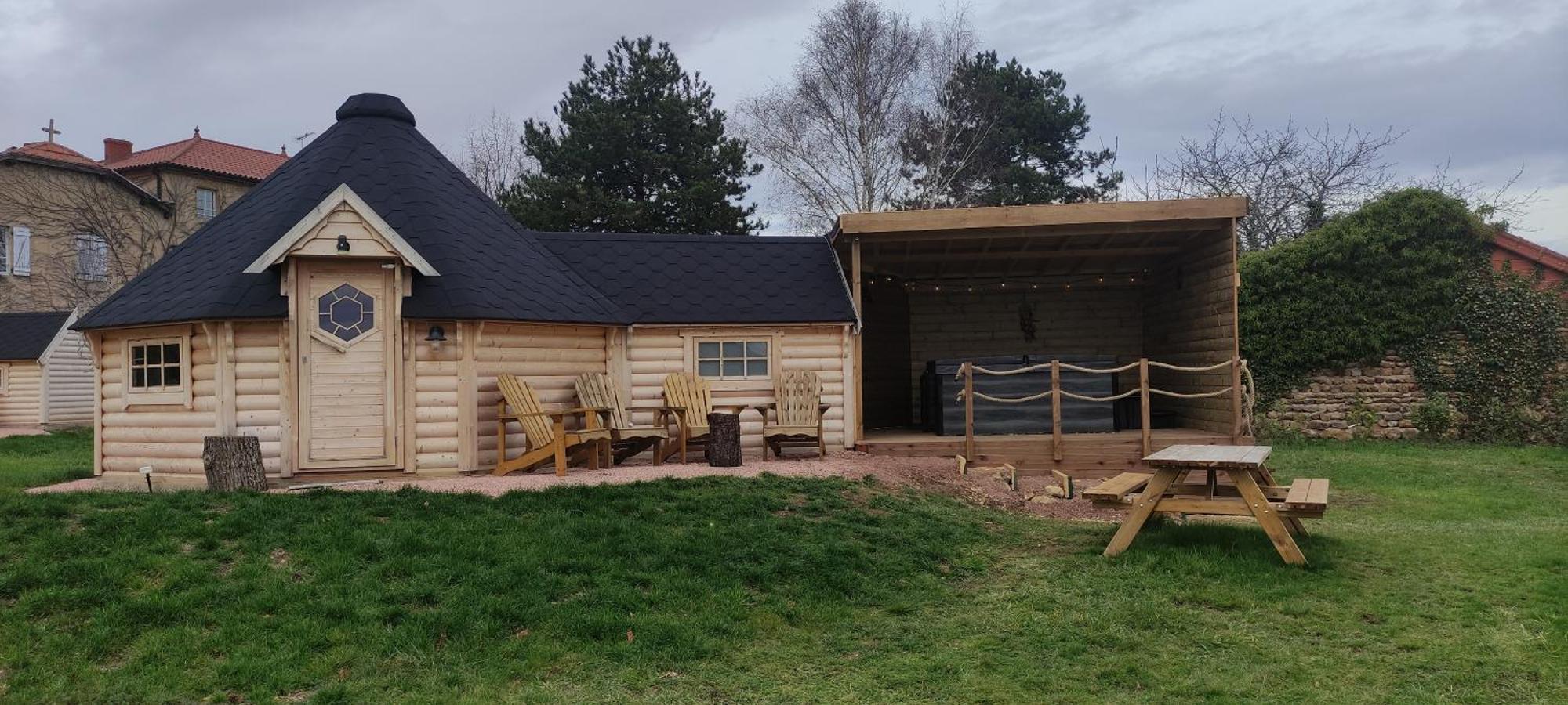 Les Cabanes Du Grand Nord Pradines  Eksteriør billede
